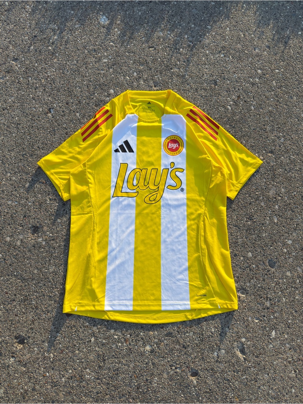 Rare Adidas Lionel Messi #10 Lays Football Club ClimaCool Jersey • Size L